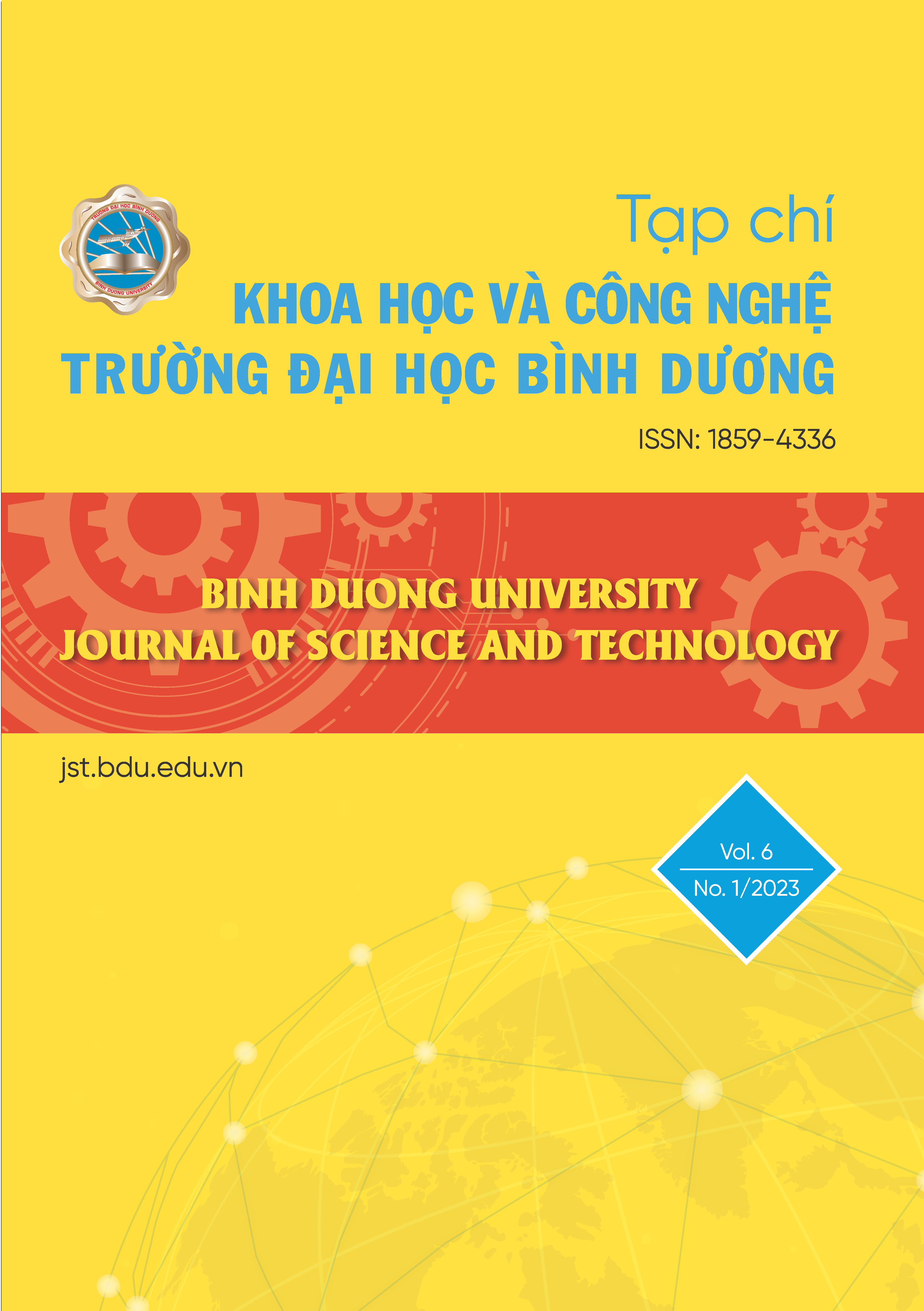 					View Vol. 6 No. 1 (2023): BINH DUONG UNIVERSITY JOURNAL OF SCIENCE AND TECHNOLOGY
				