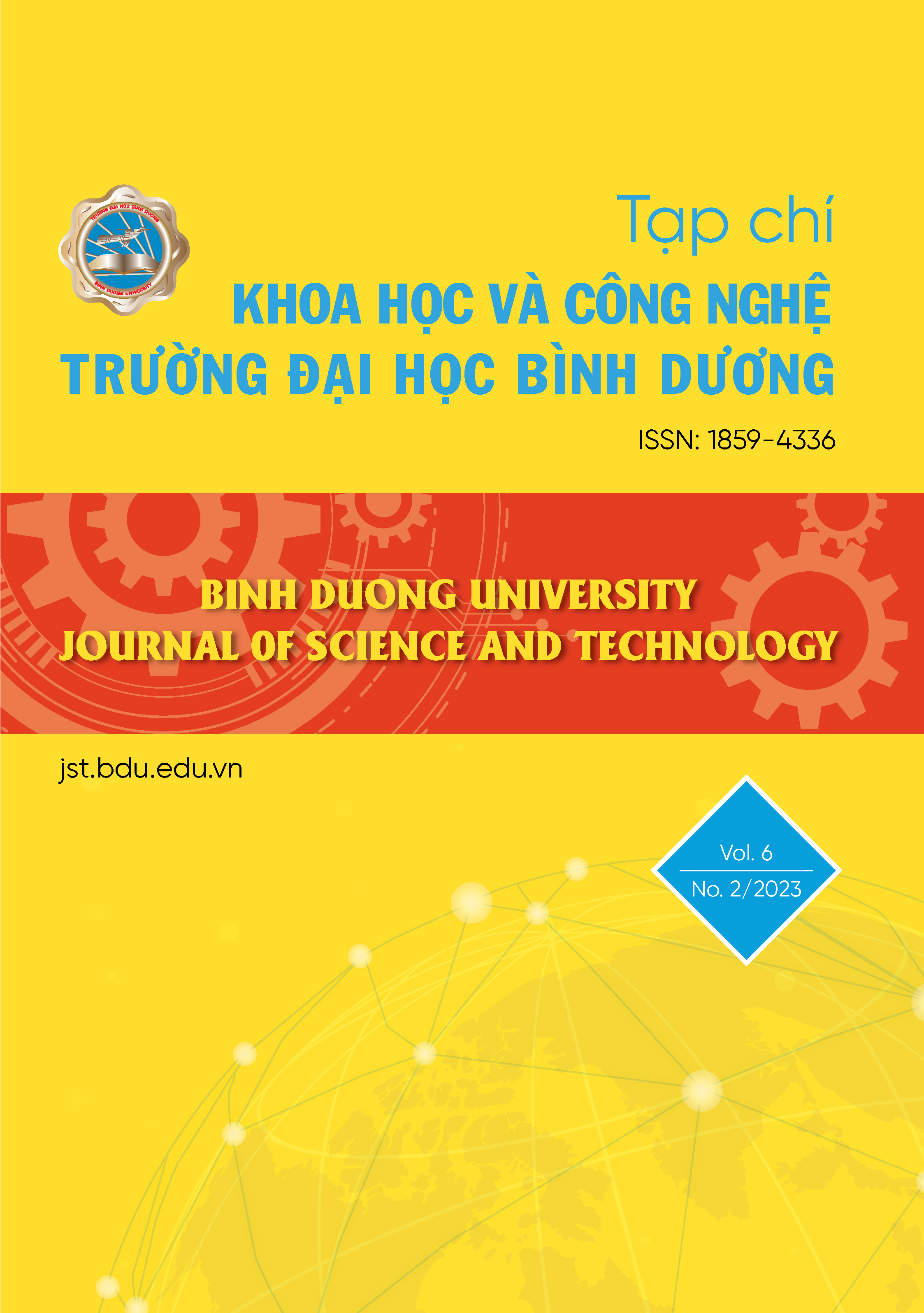 					View Vol. 6 No. 2 (2023): BINH DUONG UNIVERSITY JOURNAL OF SCIENCE AND TECHNOLOGY
				