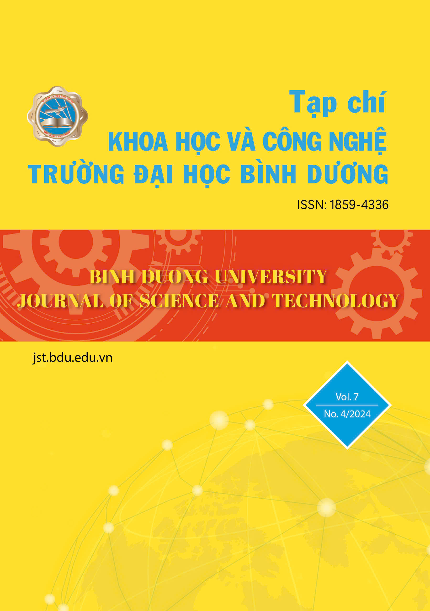					View Vol. 7 No. 4 (2024): BINH DUONG UNIVERSITY JOURNAL OF SCIENCE AND TECHNOLOGY 
				